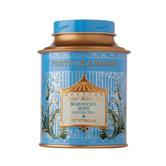 Fortnum & Mason Moroccan Mint 60g Loose Leaf Empty Tea Storage Tin - Picture 2 of 2